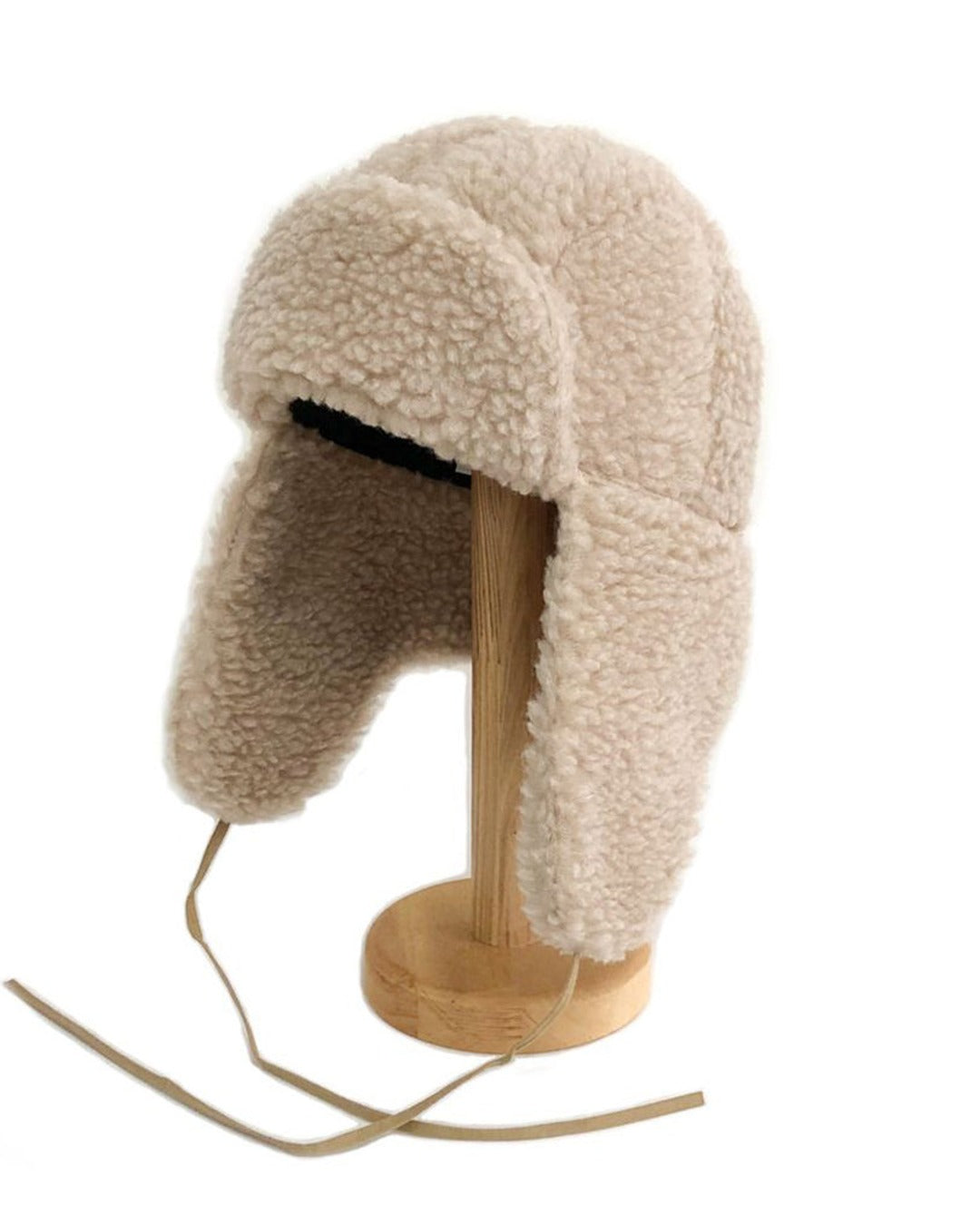 Cableami - Boa Aviator Hat - Beige