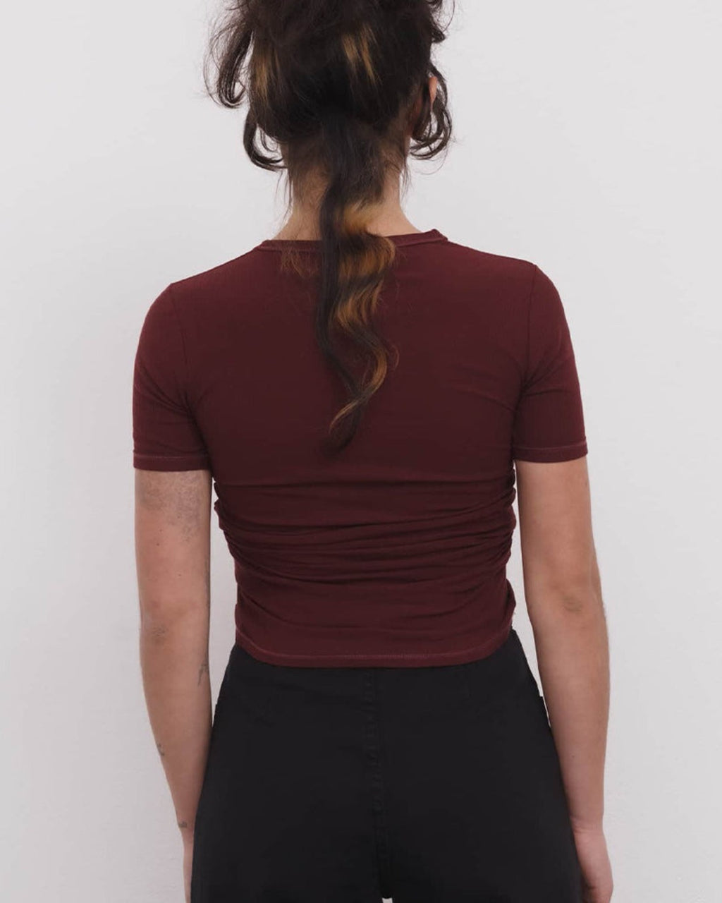 Baserange - Heart T Shirt - Nara Red