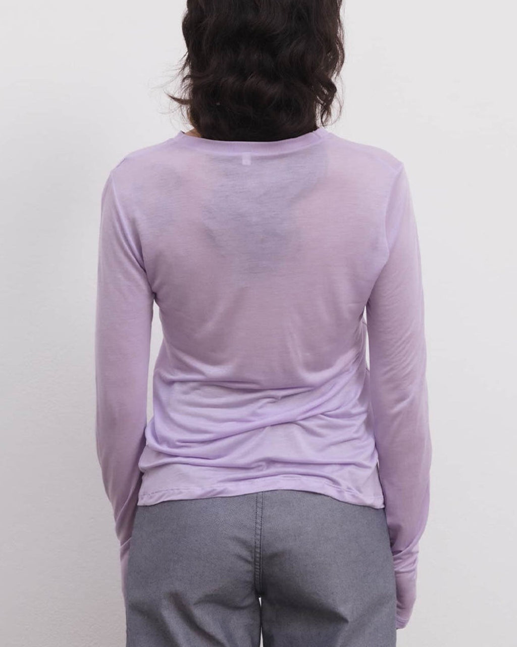Baserange - Long Sleeve T Shirt - Purple