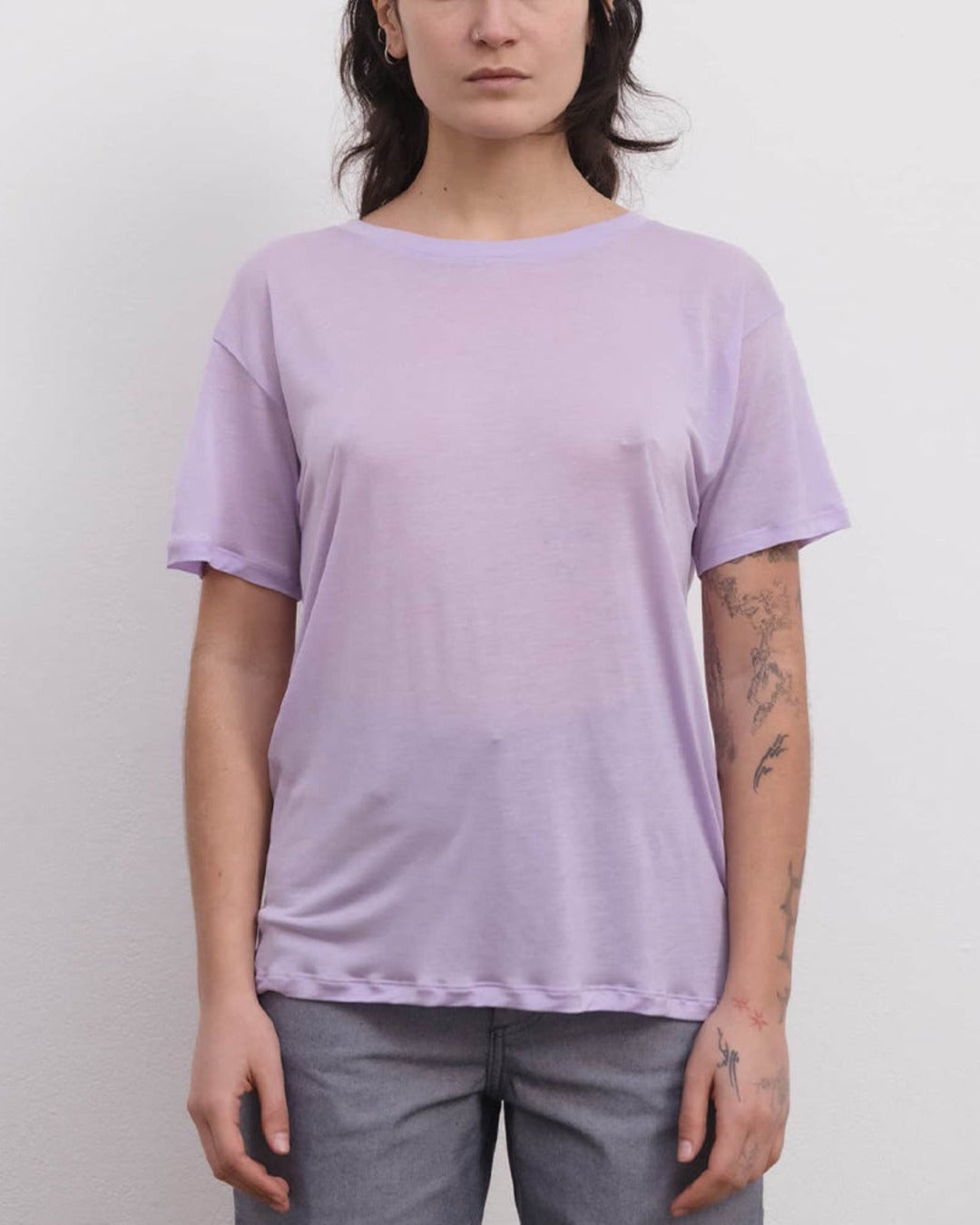Baserange - T Shirt Ample - Violet