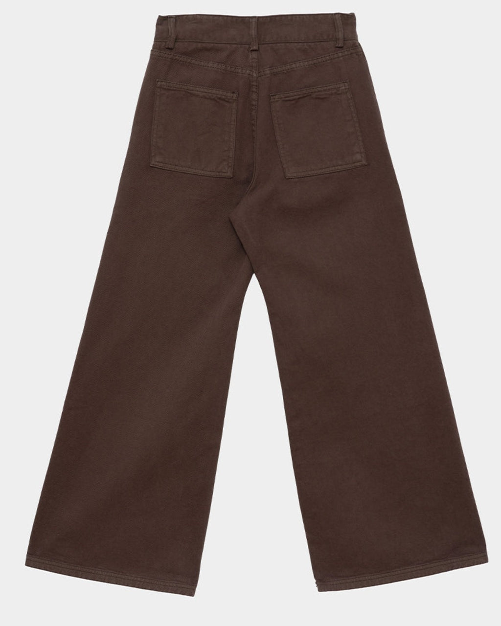 Baserange - Pantalon Tajo Wide - Marron Cata