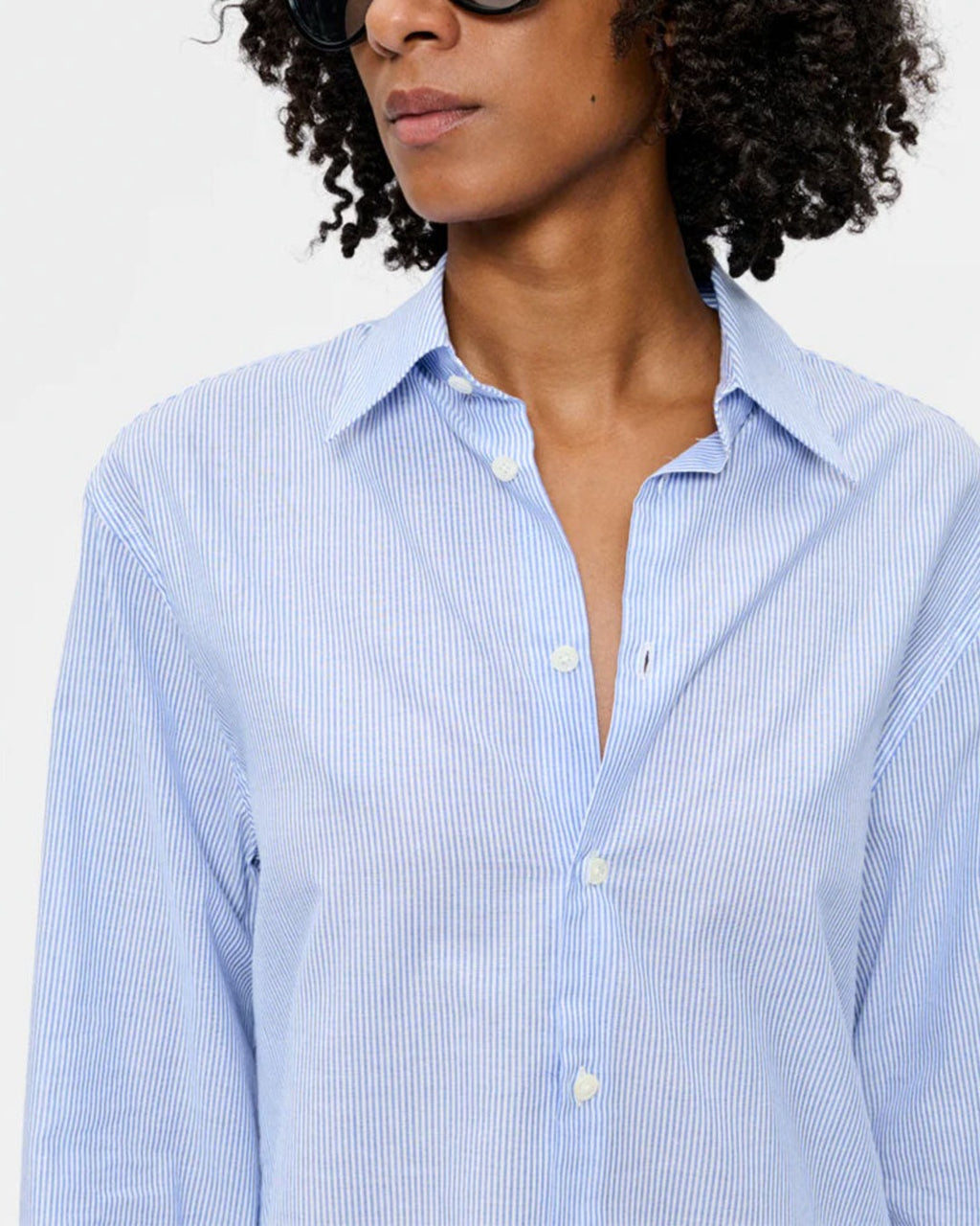 6397 - Dress Shirt - Blue Stripes