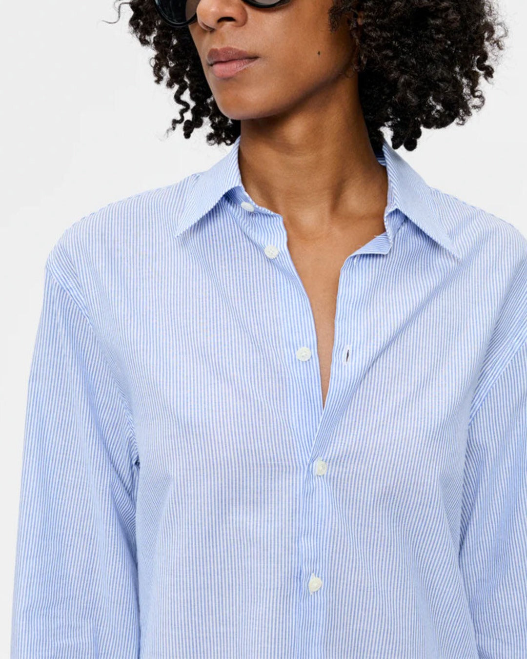 6397 - Dress Shirt - Blue Stripes