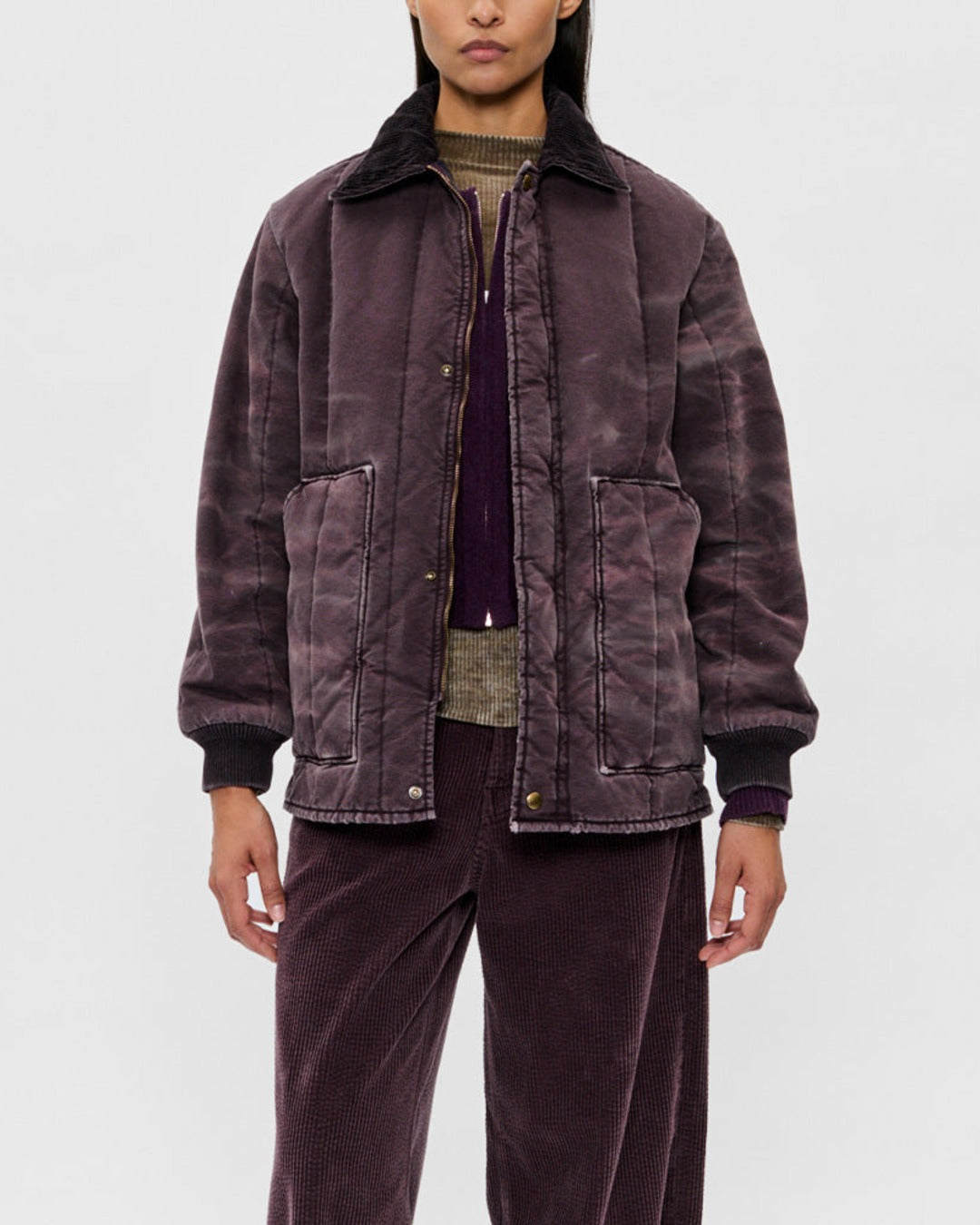 6397 - Freezer Reversible Jacket - Viola