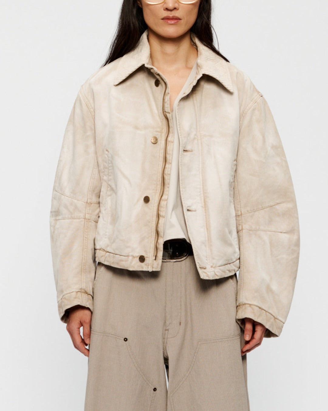 6397 - Flight Jacket - Bisque