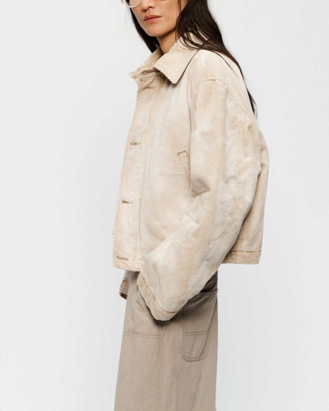 6397 - Flight Jacket - Bisque