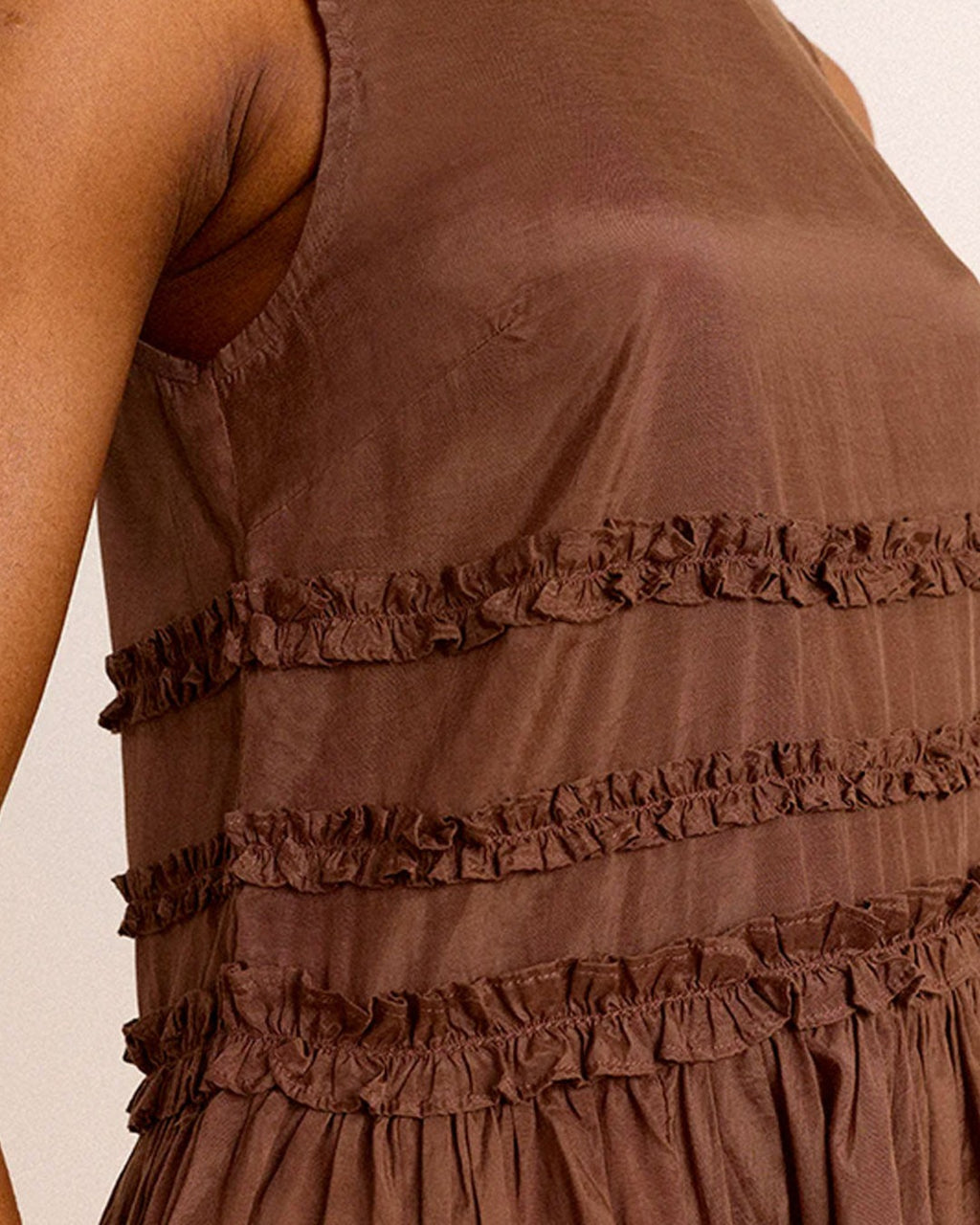 Damson Madder - Robe Reed - Chocolat