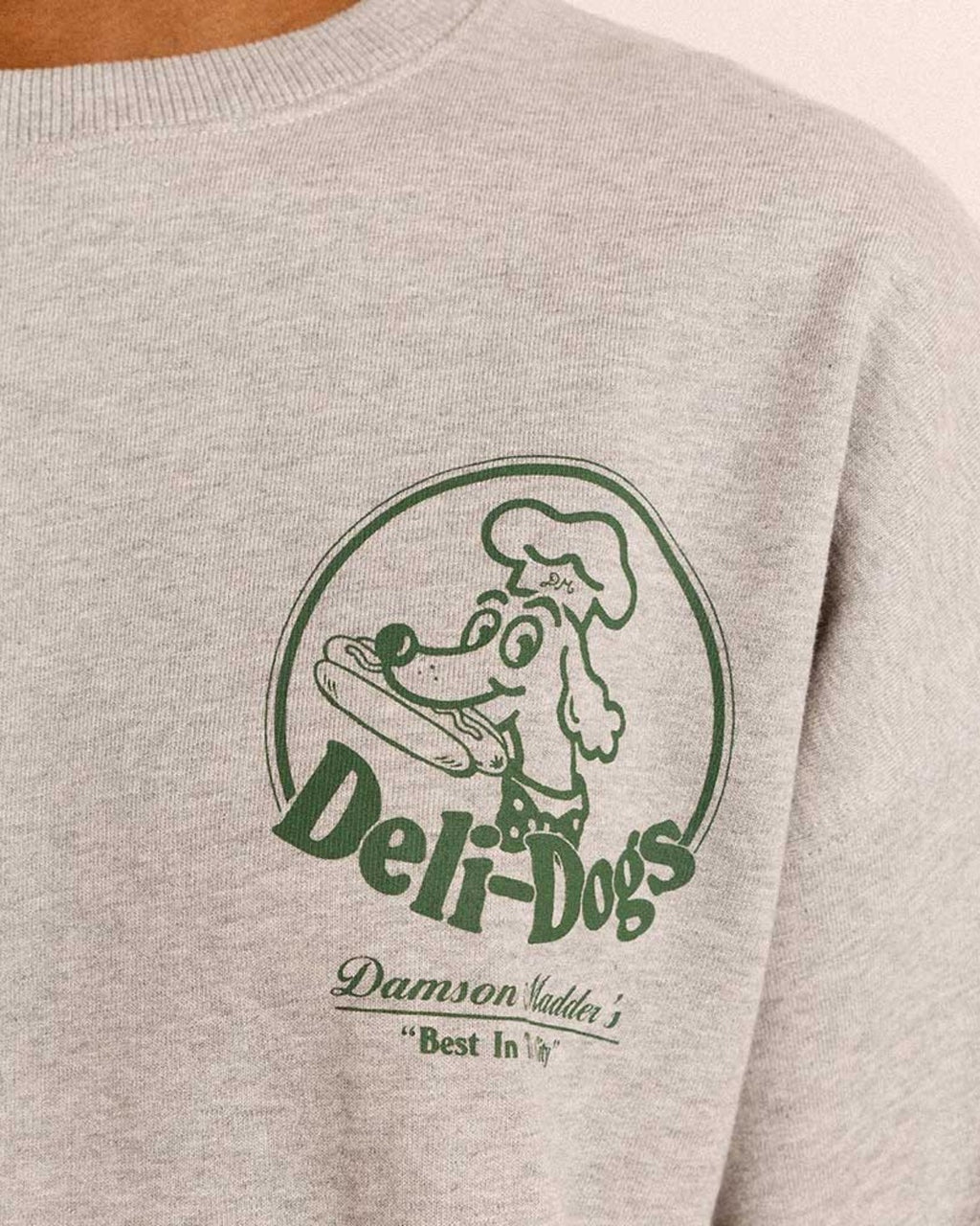 Damson Madder - Sweat Deli Dog - Gris
