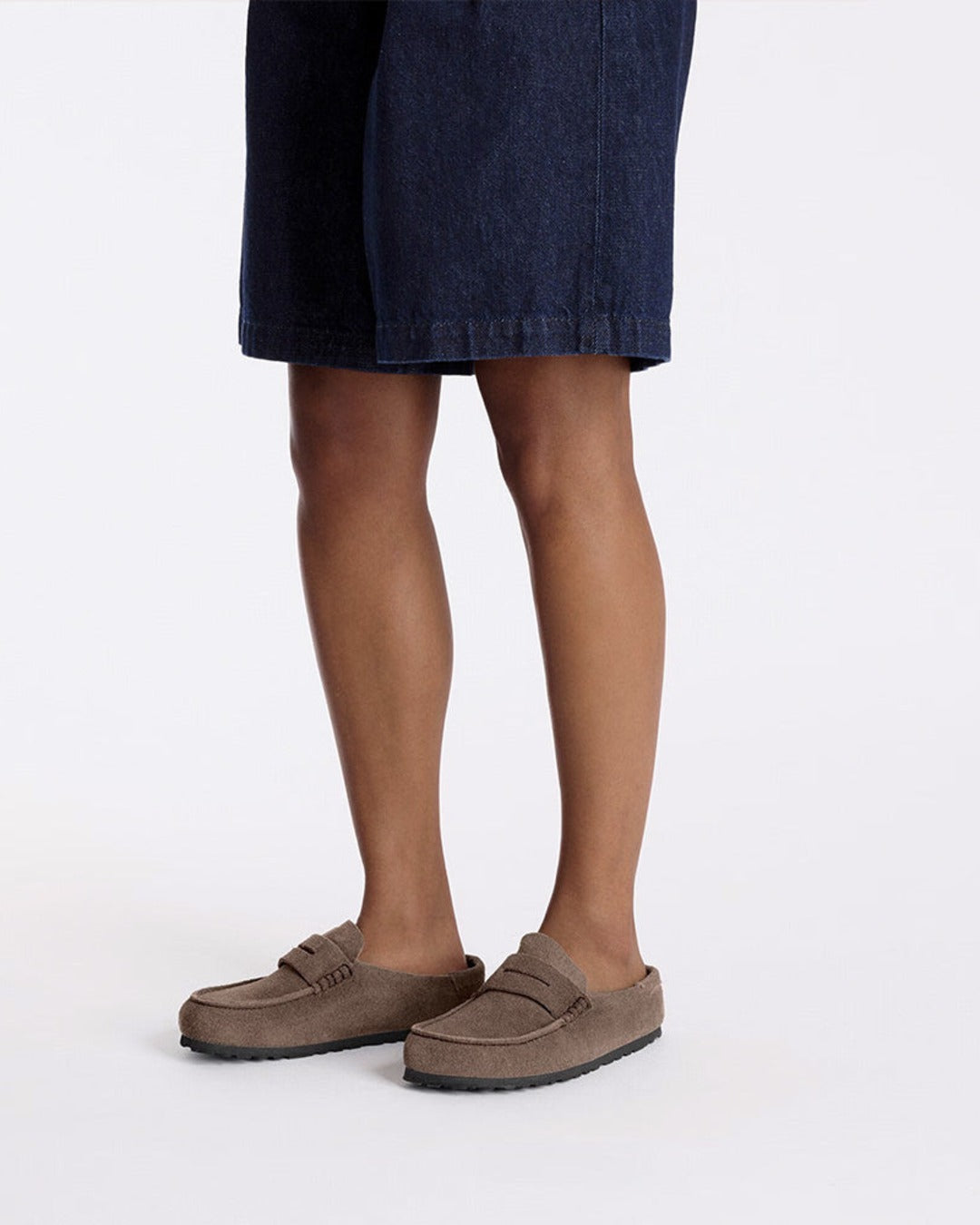 Birkenstock - Naples Suede Loafers - Concrete Gray