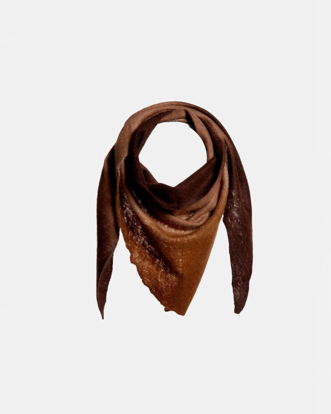 Mirror In The Sky - Bandana Open Knitted - Marron