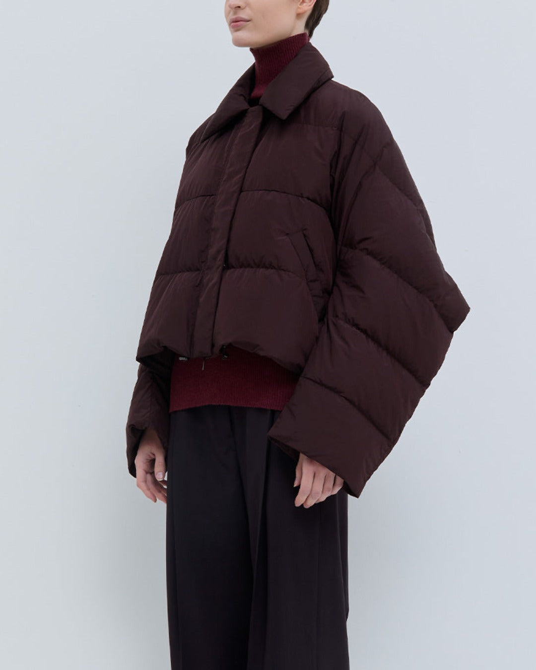 Christian Wijnants - Manteau Jani Down - Prune