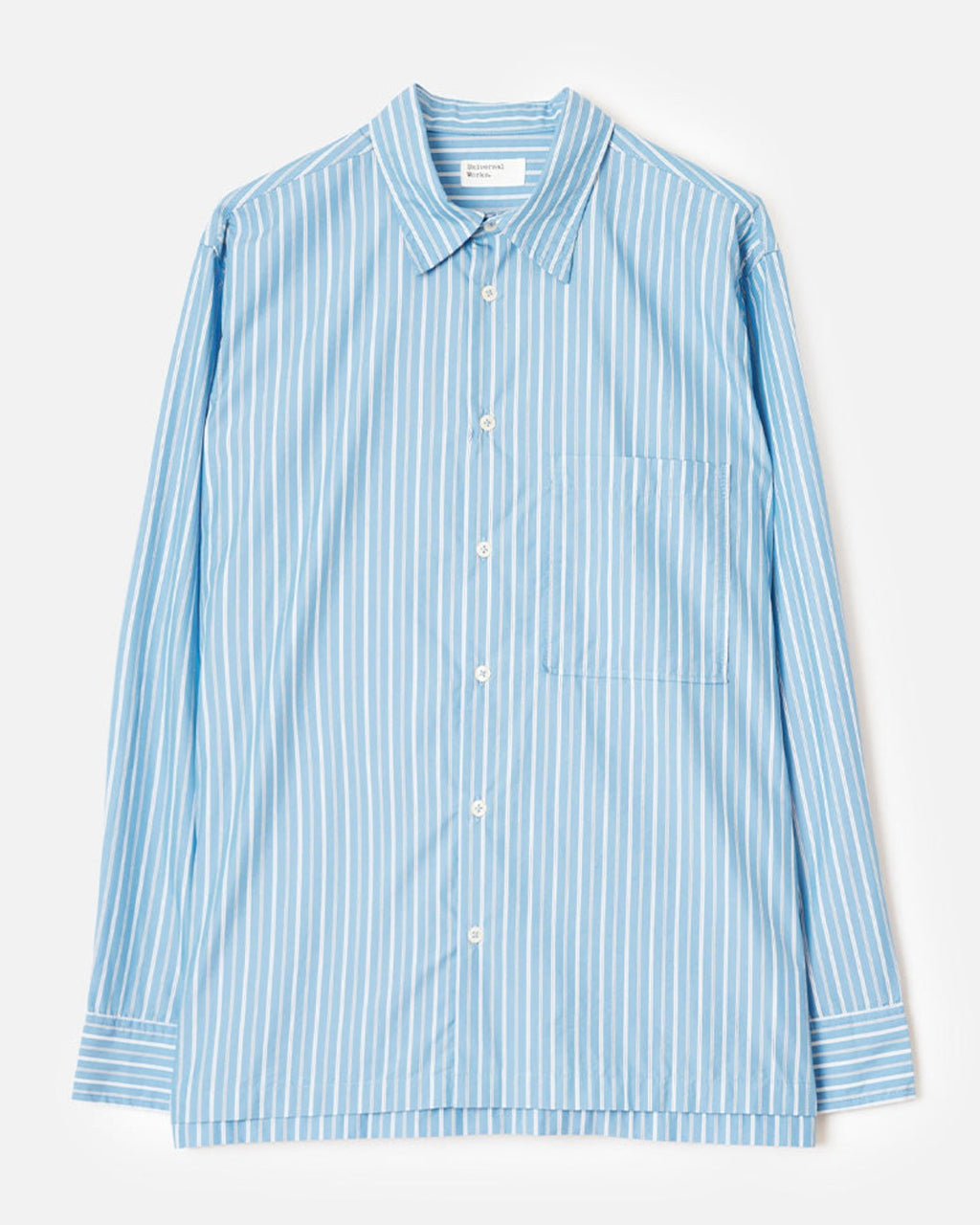 Universal Works - Lucky Shirt - Stripes Blue