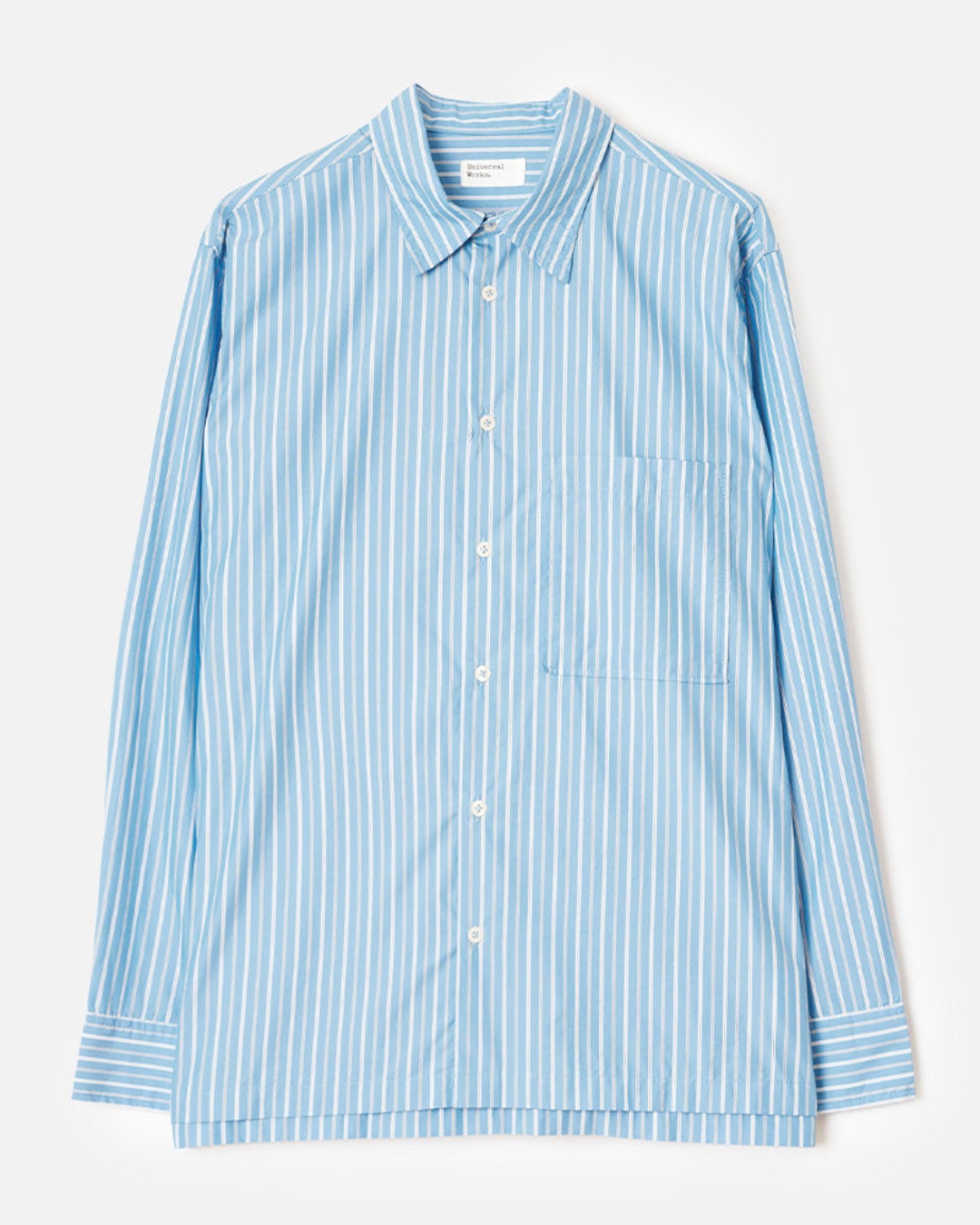 Universal Works - Chemise Lucky - Rayures Bleu
