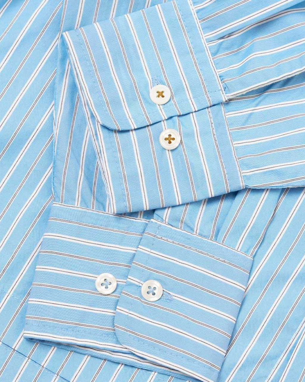 Universal Works - Lucky Shirt - Stripes Blue