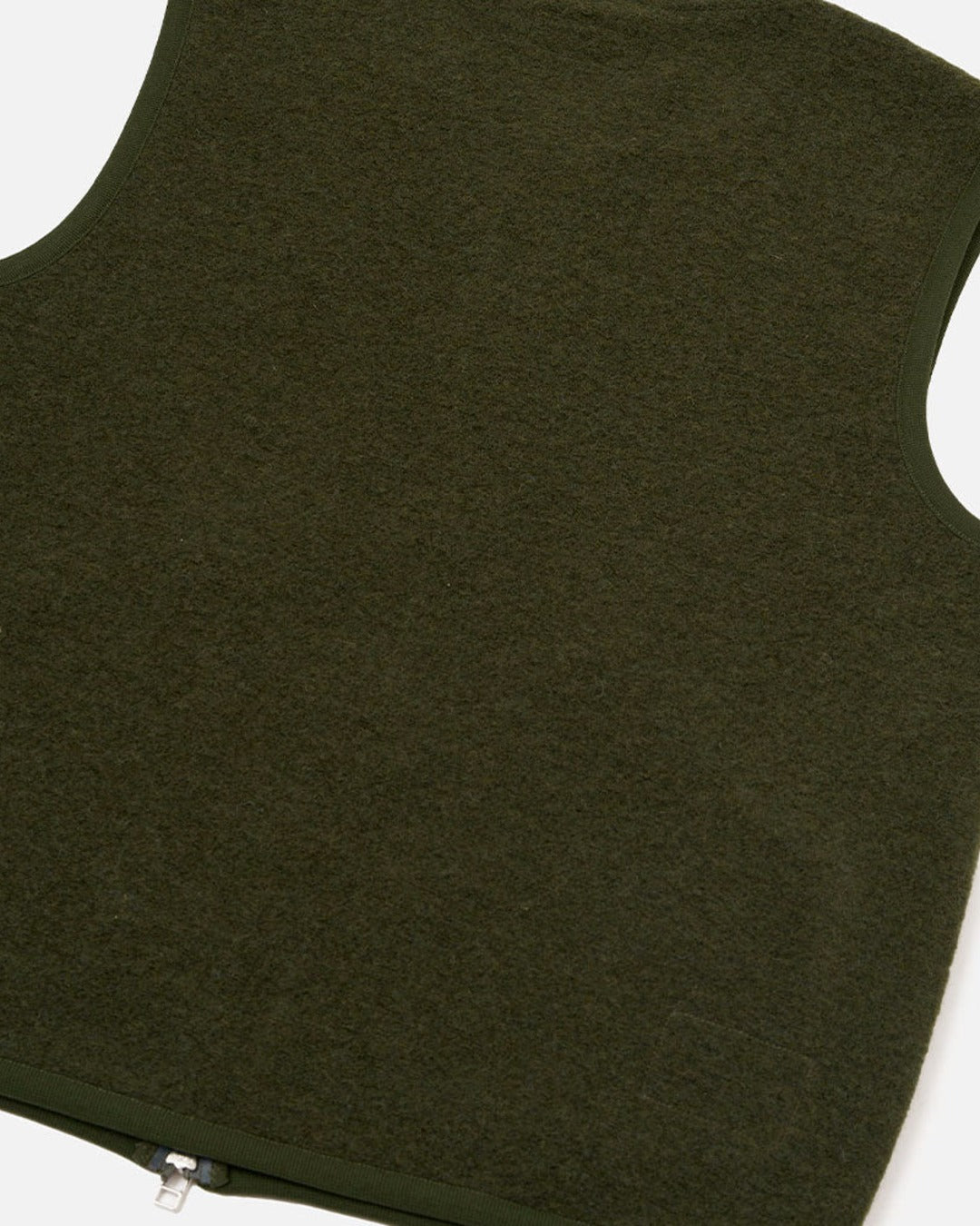 Universal Works - Gilet Sans Manches Zip - Olive