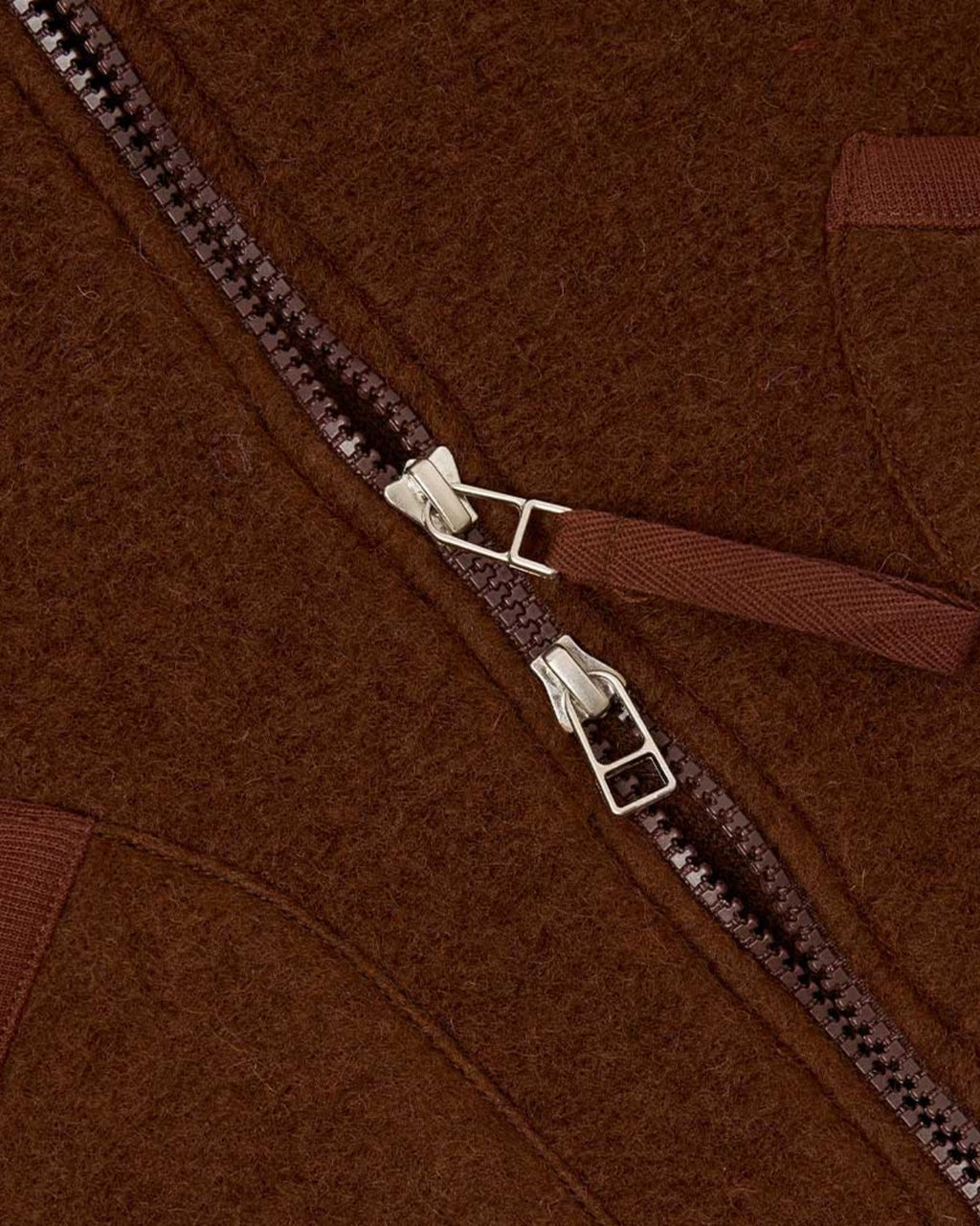 Universal Works - Sleeveless Zip Vest - Cocoa