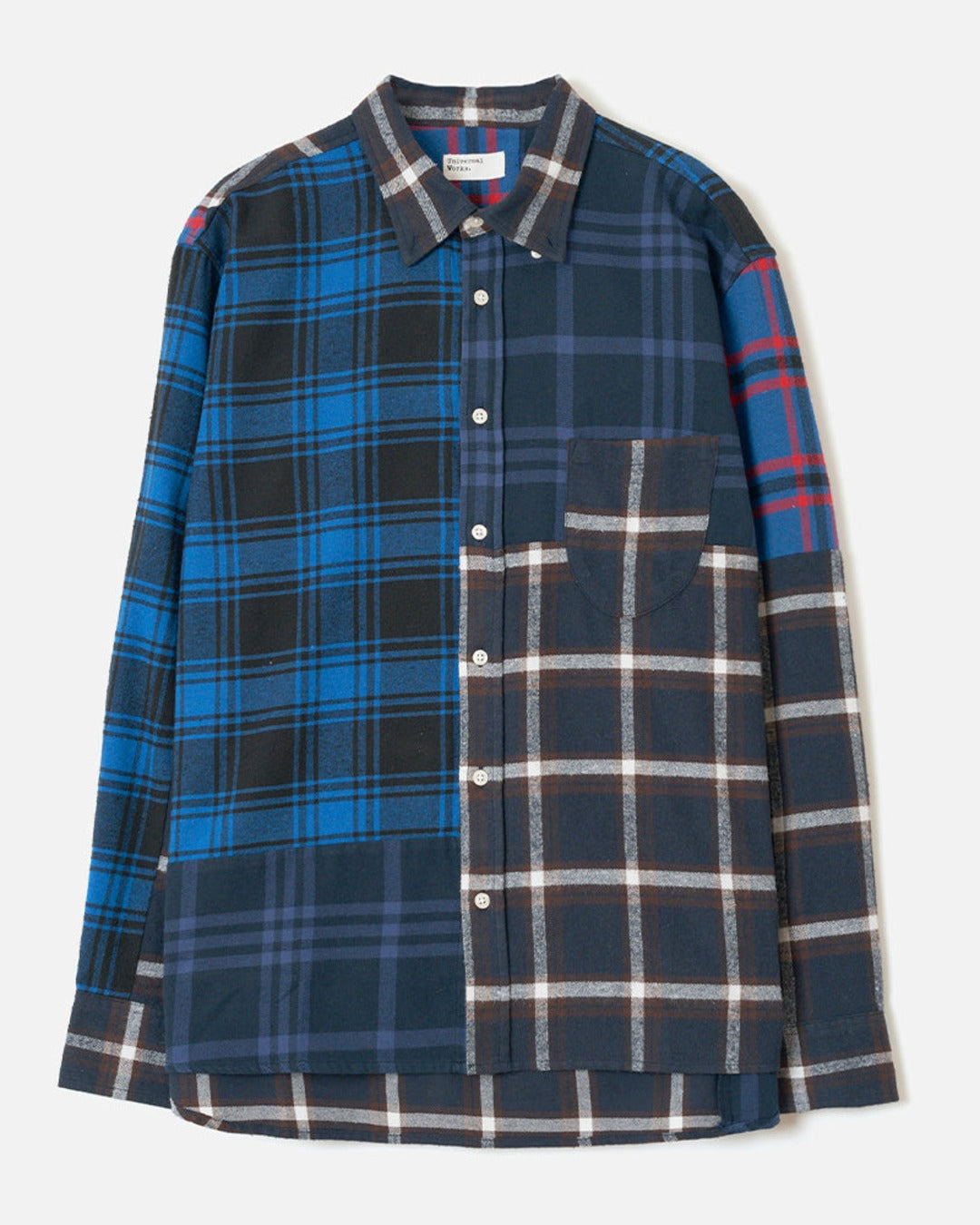 Universal Works - Chemise Lazy Day - Bleu
