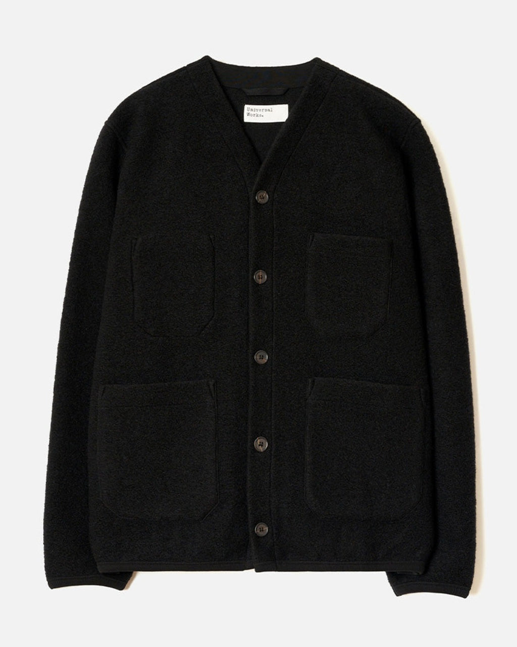 Universal Works - Wool Cardigan - Black