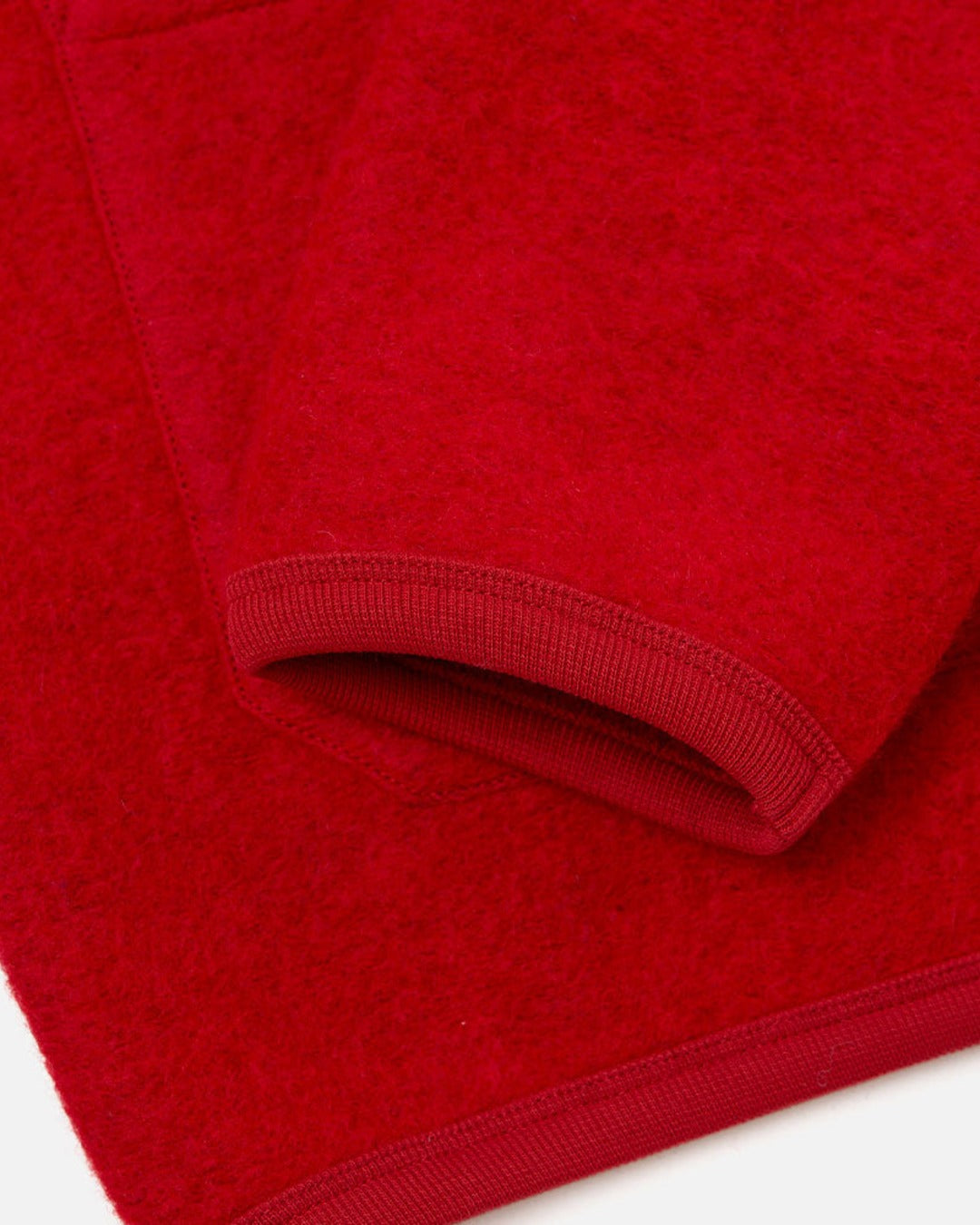Universal Works - Cardigan Laine - Rouge Scarlet