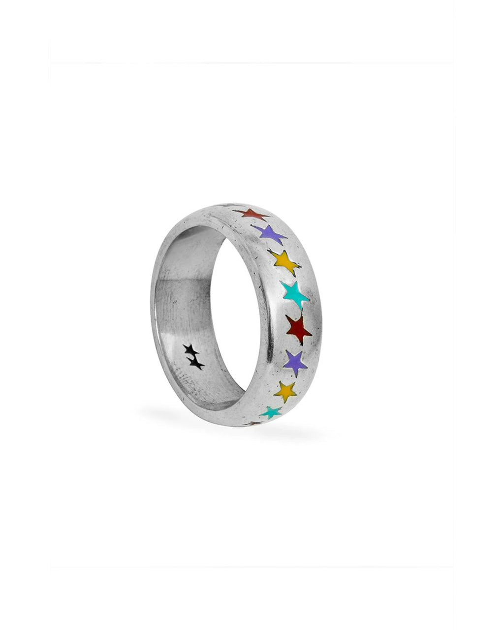 Two Jeys - Starline Multicolor Ring M - Silver