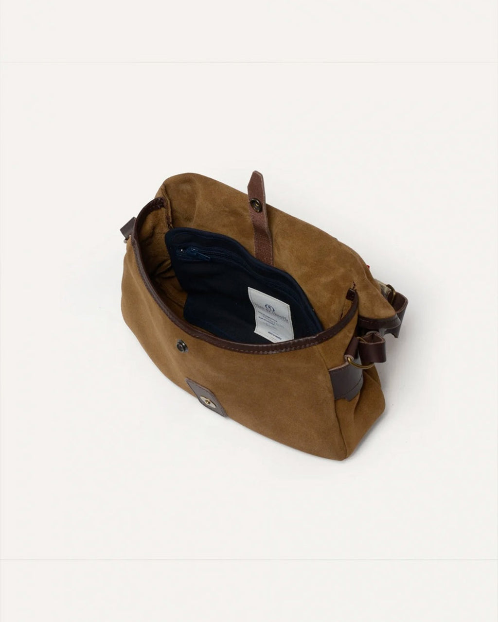 Bleu De Chauffe - Sac Musette Du Pecheur Xs - Marron Noisette