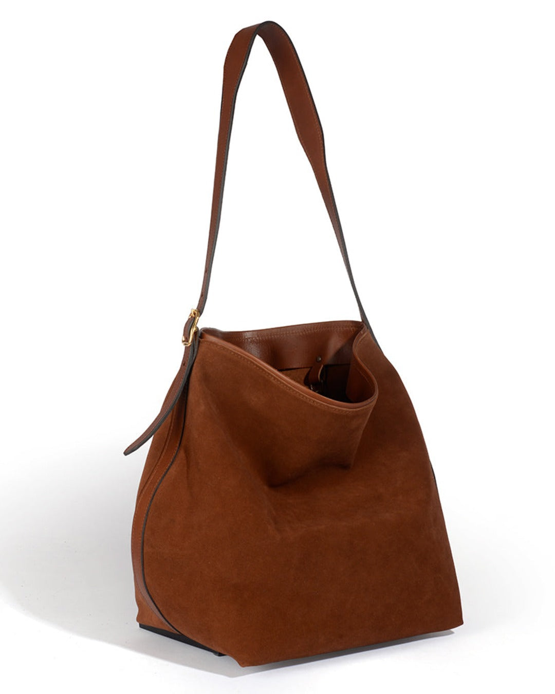 Bleu De Chauffe - Sac Seau Sofia - Brun Fauve