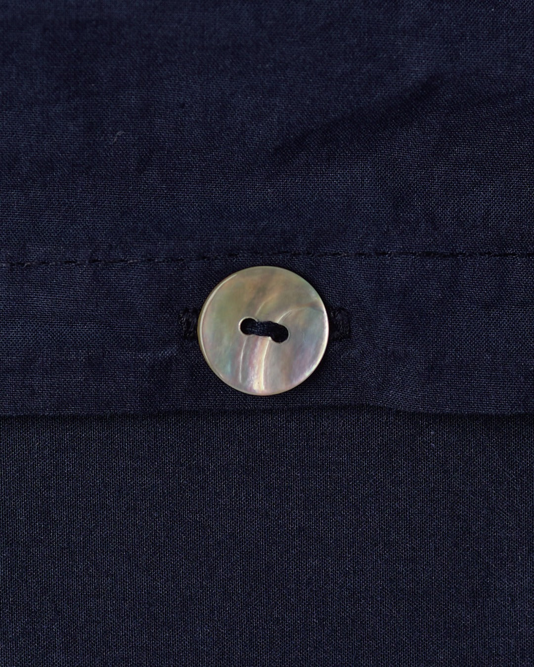 Merci - Housse De Couette En Percale De Coton - Tataki Bleu Nuit