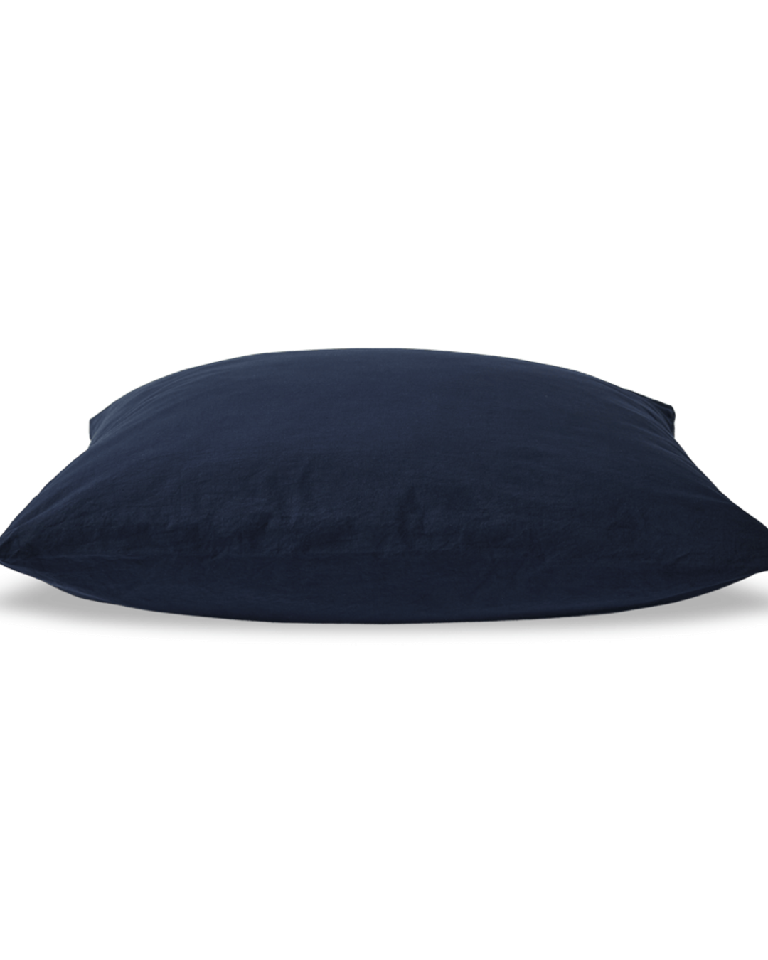 Merci - Cotton percale pillowcase - Midnight Blue