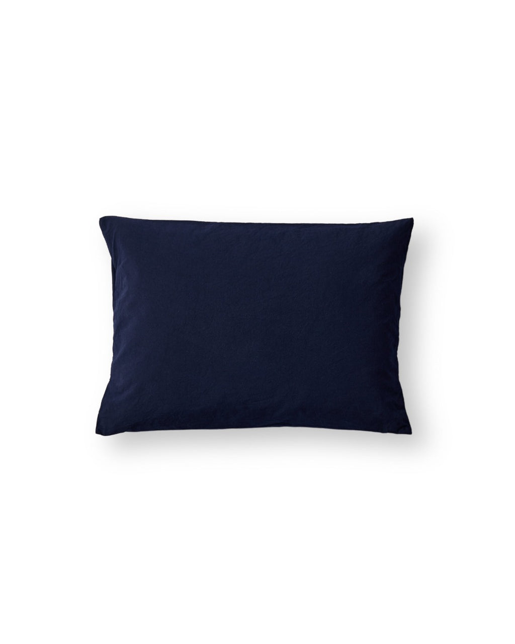 Merci - Cotton percale pillowcase - Midnight Blue