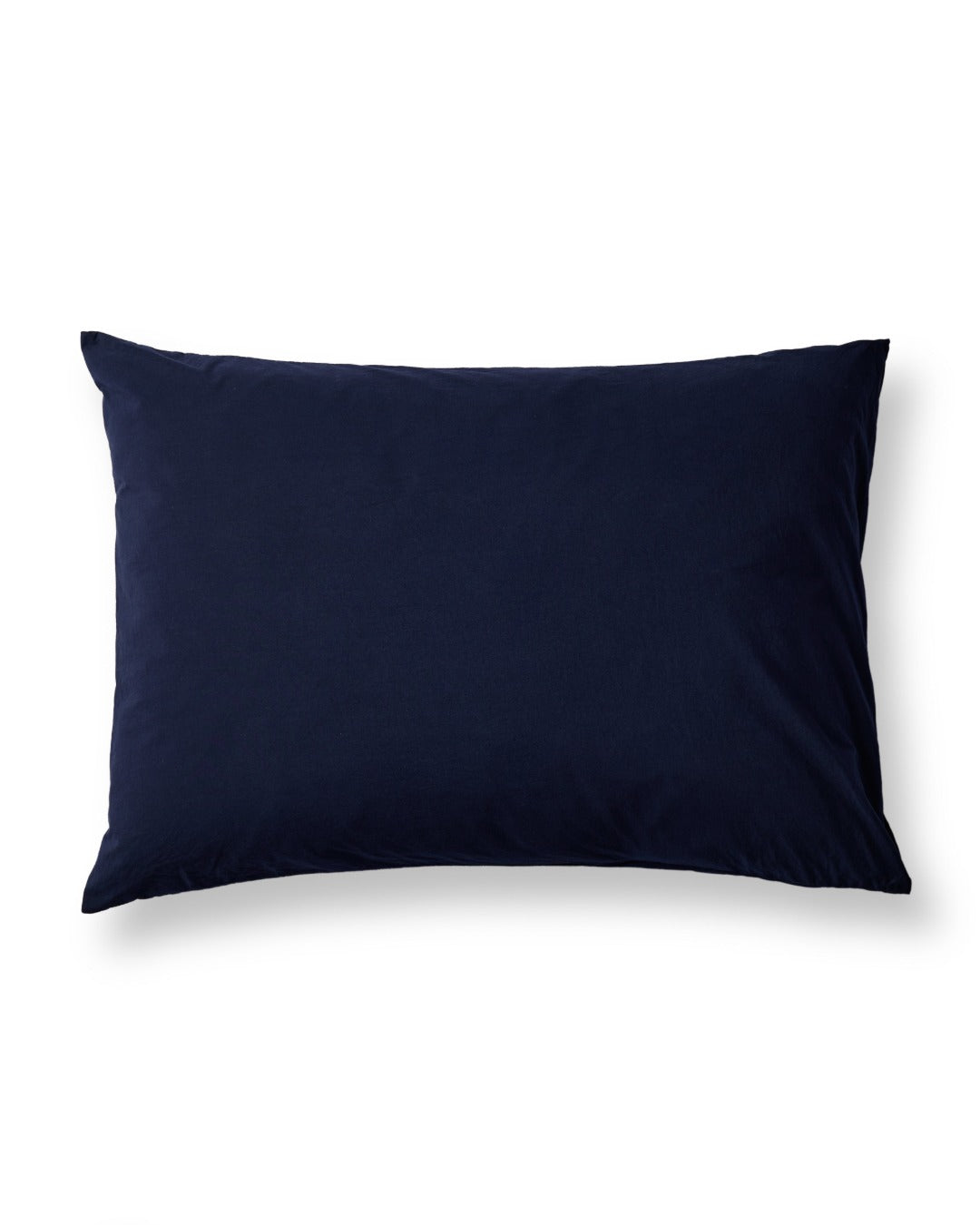 Merci - Cotton percale pillowcase - Midnight Blue