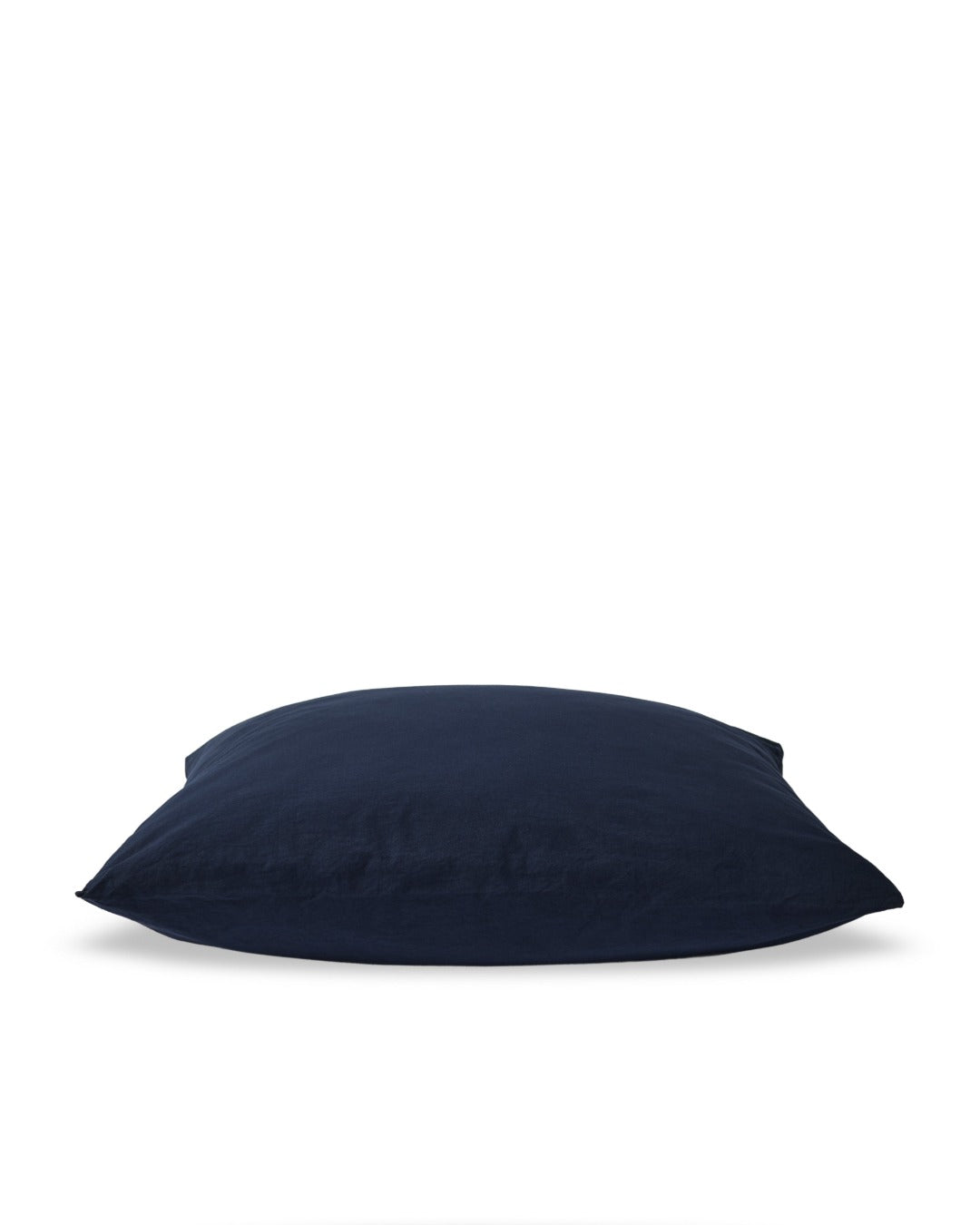 Merci - Cotton percale pillowcase - Midnight Blue