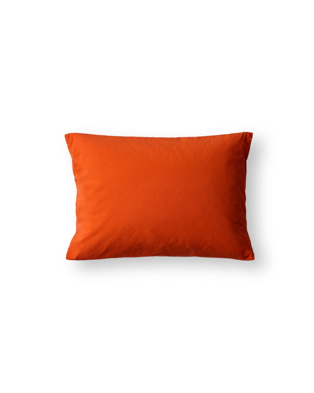 Merci - Cotton percale pillowcase - Marigold Orange