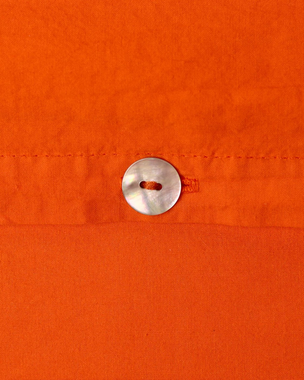 Merci - Cotton percale duvet cover - Marigold Orange