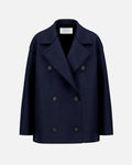Harris Wharf London - Manteau Peacoat Oversized - Marine
