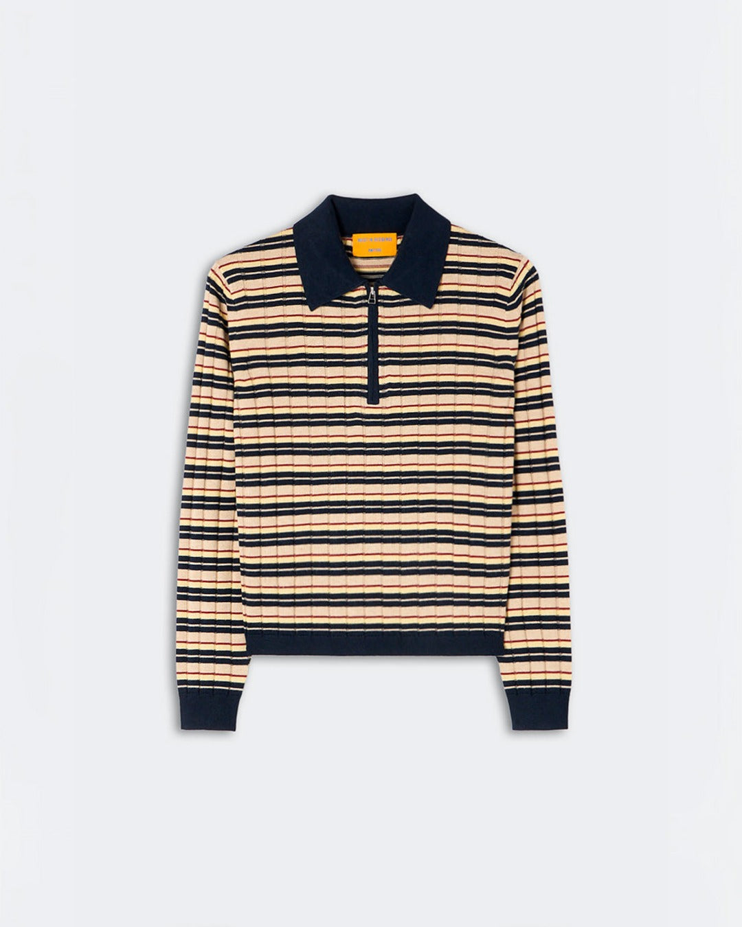 Guest In Residence - Pull Track Polo - Marine Combo