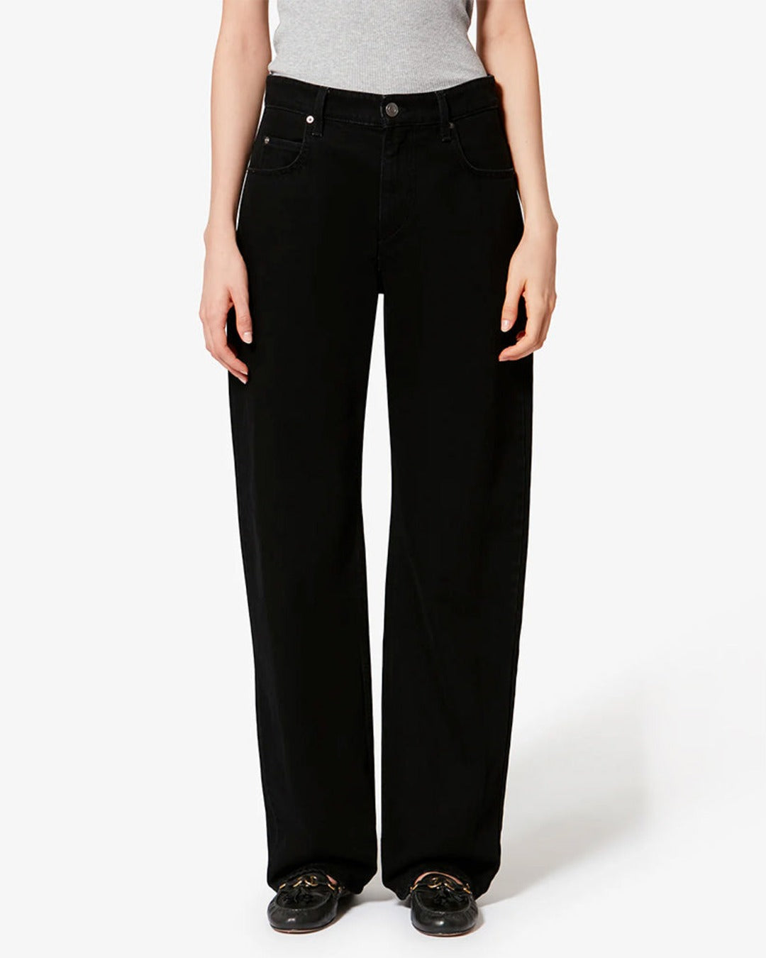 Isabel Marant - Jeans Dromie - Noir Délavé