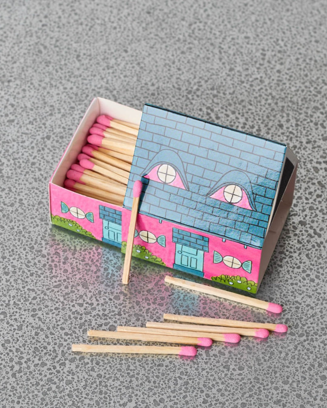 Merci - Allumettes Maison - Fuchsia