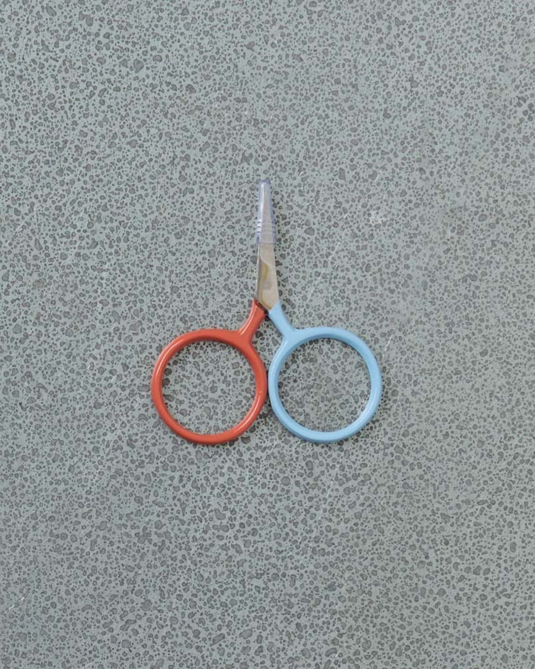 Degen - Mini Ciseaux Ronds - Bleu & Orange