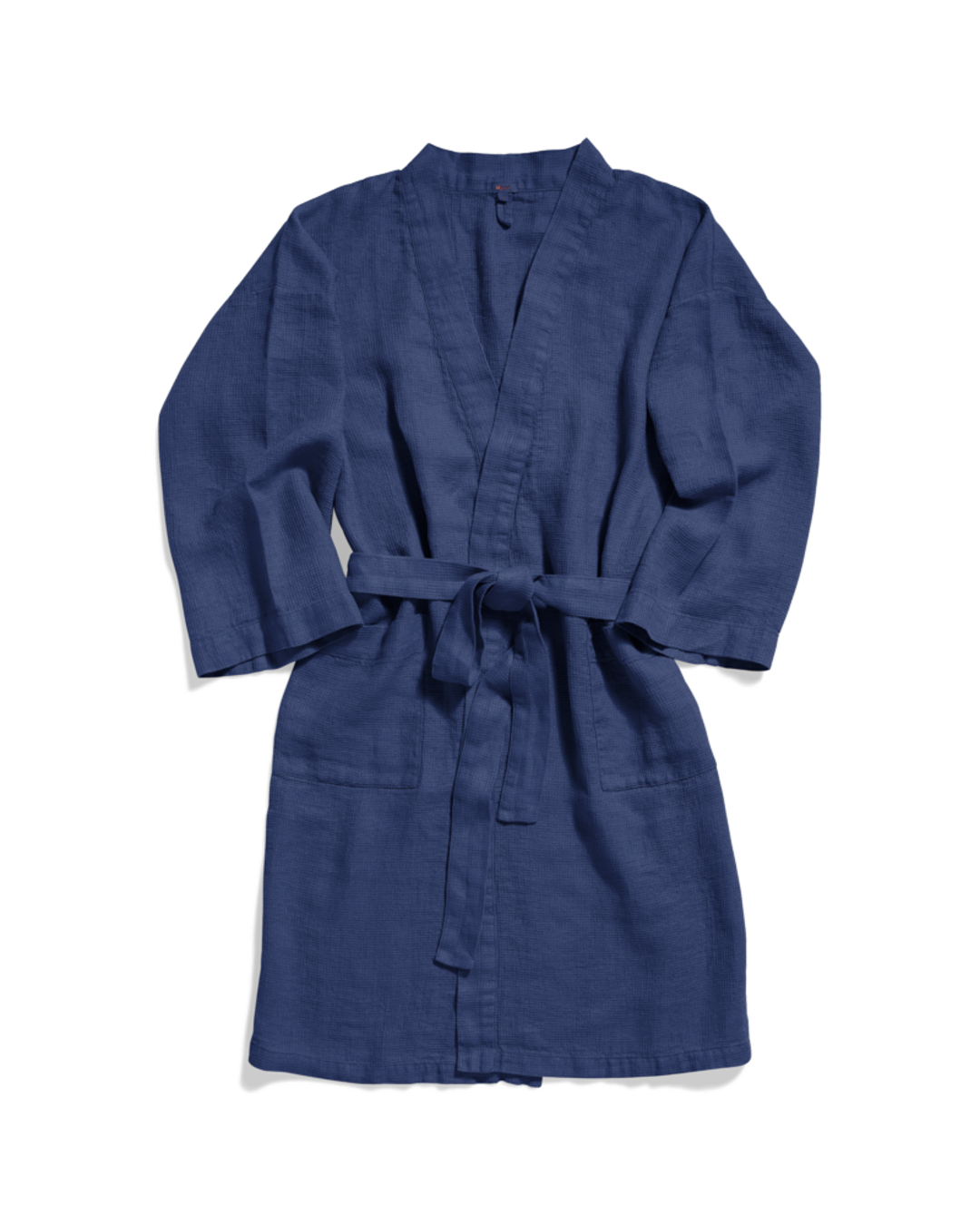 Merci - Linen bathrobe - Blue Pacific