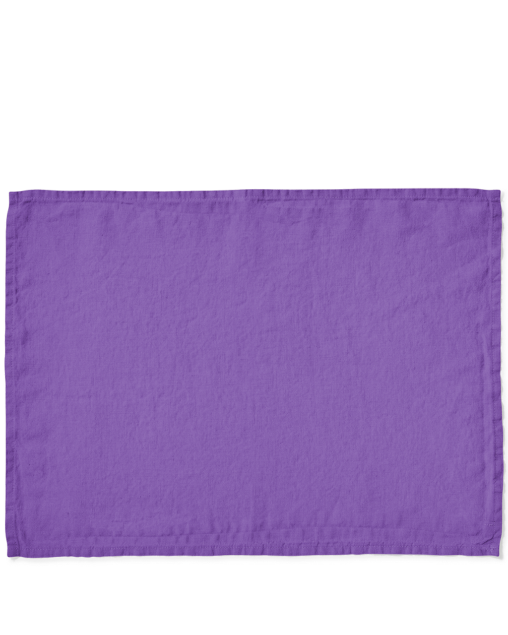Merci - Washed linen placemat - Storm Violet