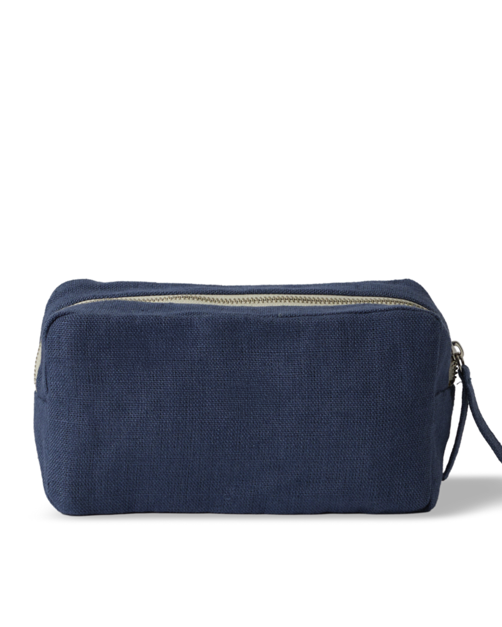 Merci - Trousse En Lin Lavé - Bleu Pacifique
