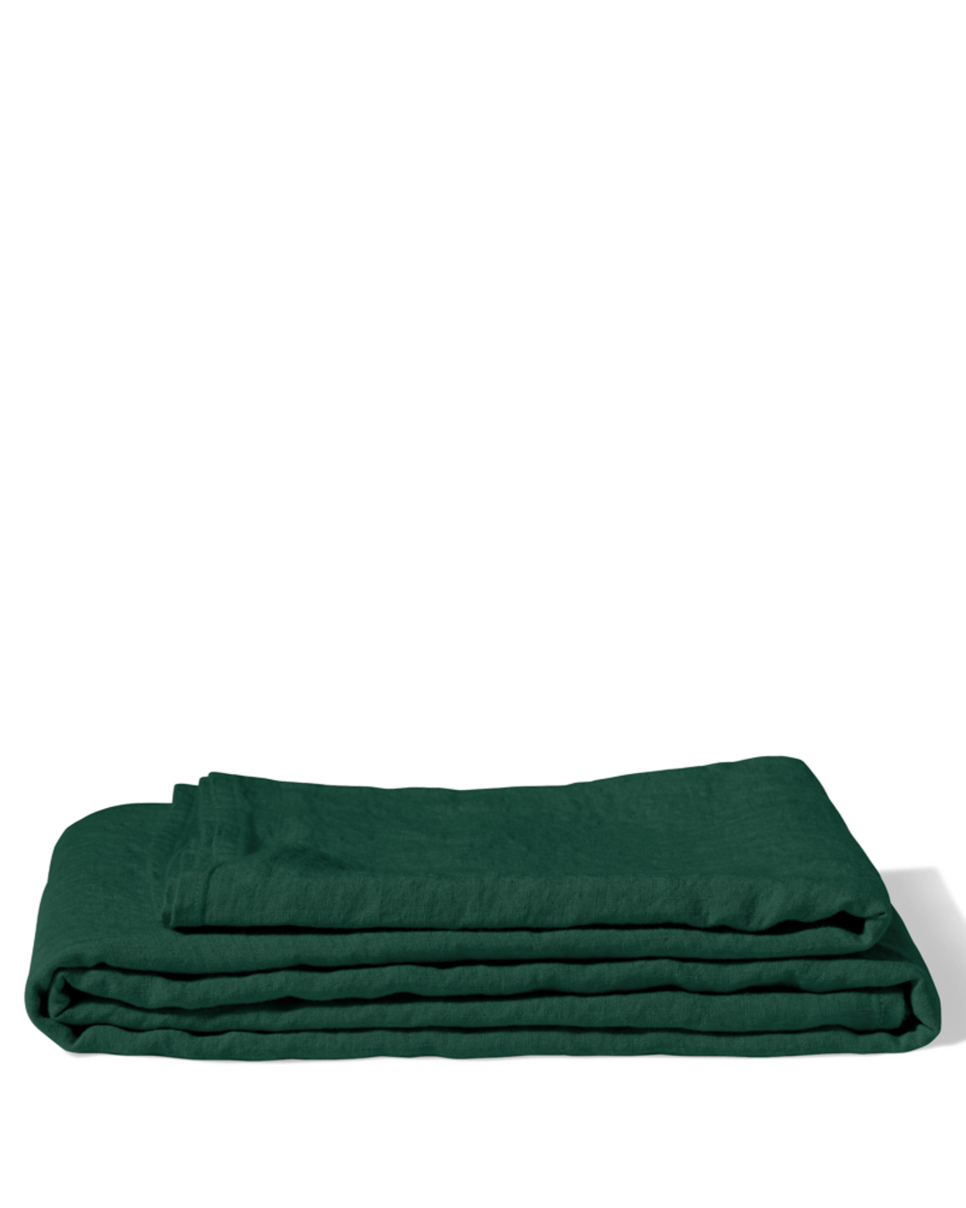 Merci - Nappe En Lin Lavé - Vert Séquoia