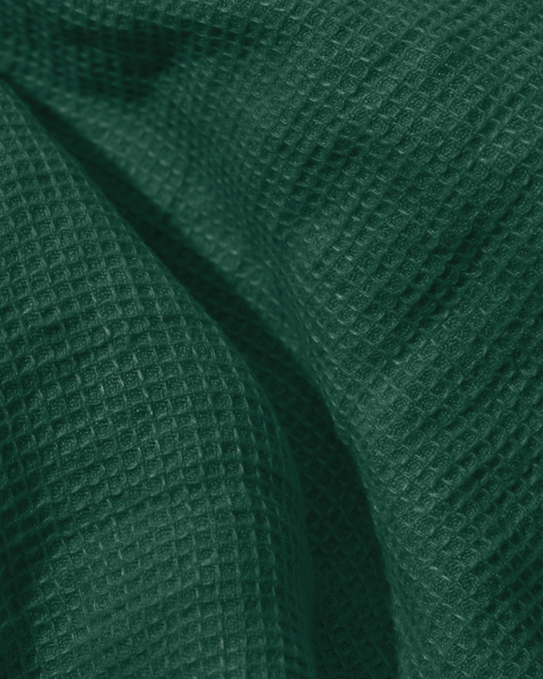 Merci - Linen bath towel - Honeycomb - Sequoia Green