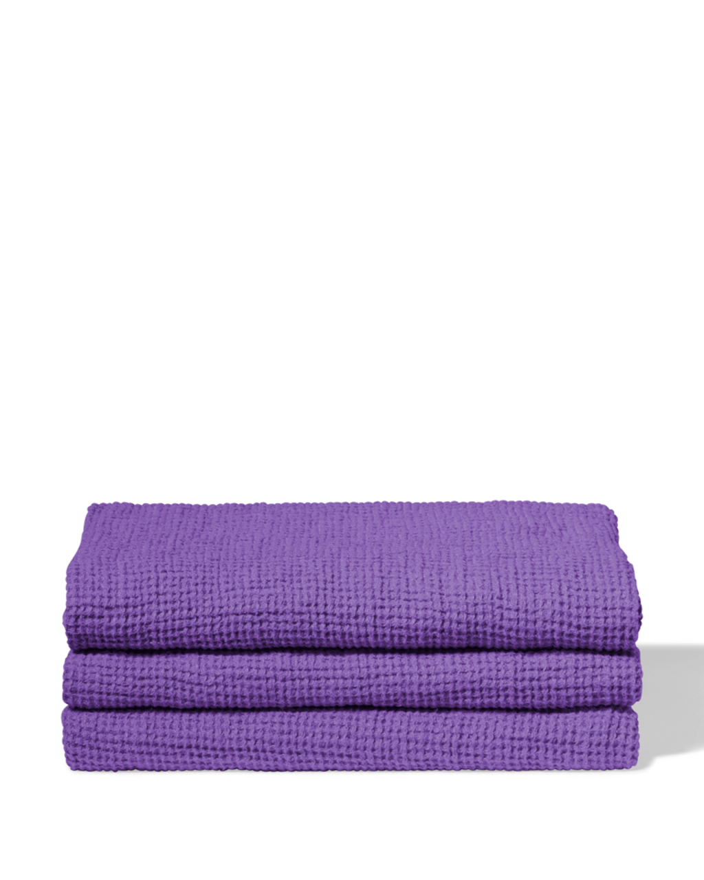 Merci - Linen bath towel - Waffle - Storm Violet