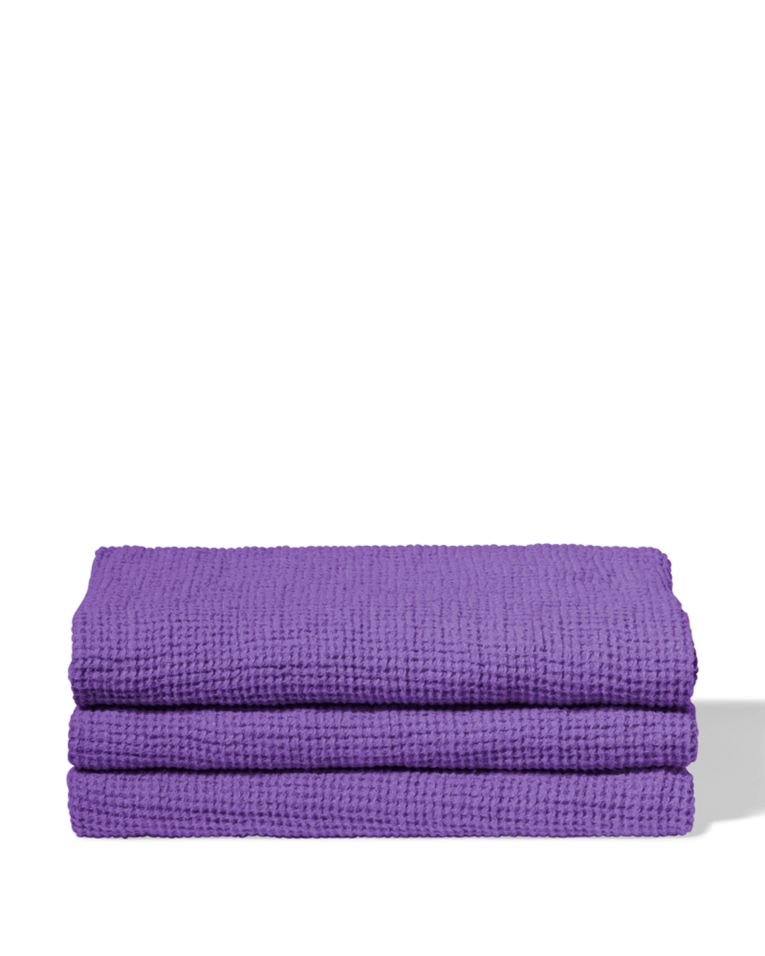 Merci - Linen bath towel - Waffle - Storm Violet