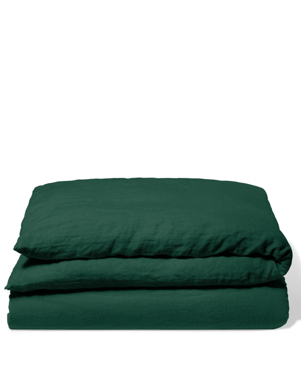 Merci - Washed linen duvet cover - Sequoia Green
