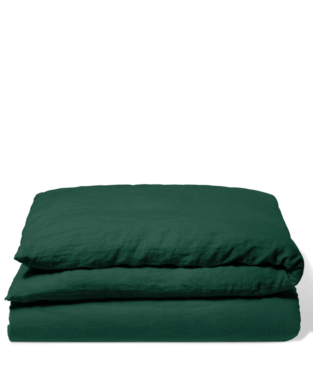 Merci - Washed linen duvet cover - Sequoia Green