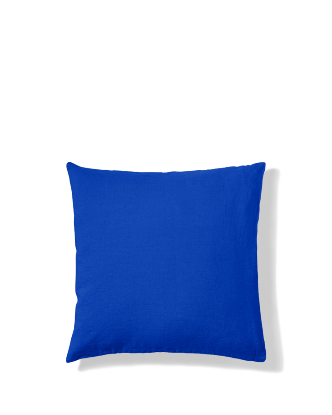 Merci - Washed linen pillowcase - Blue Cobalt-60