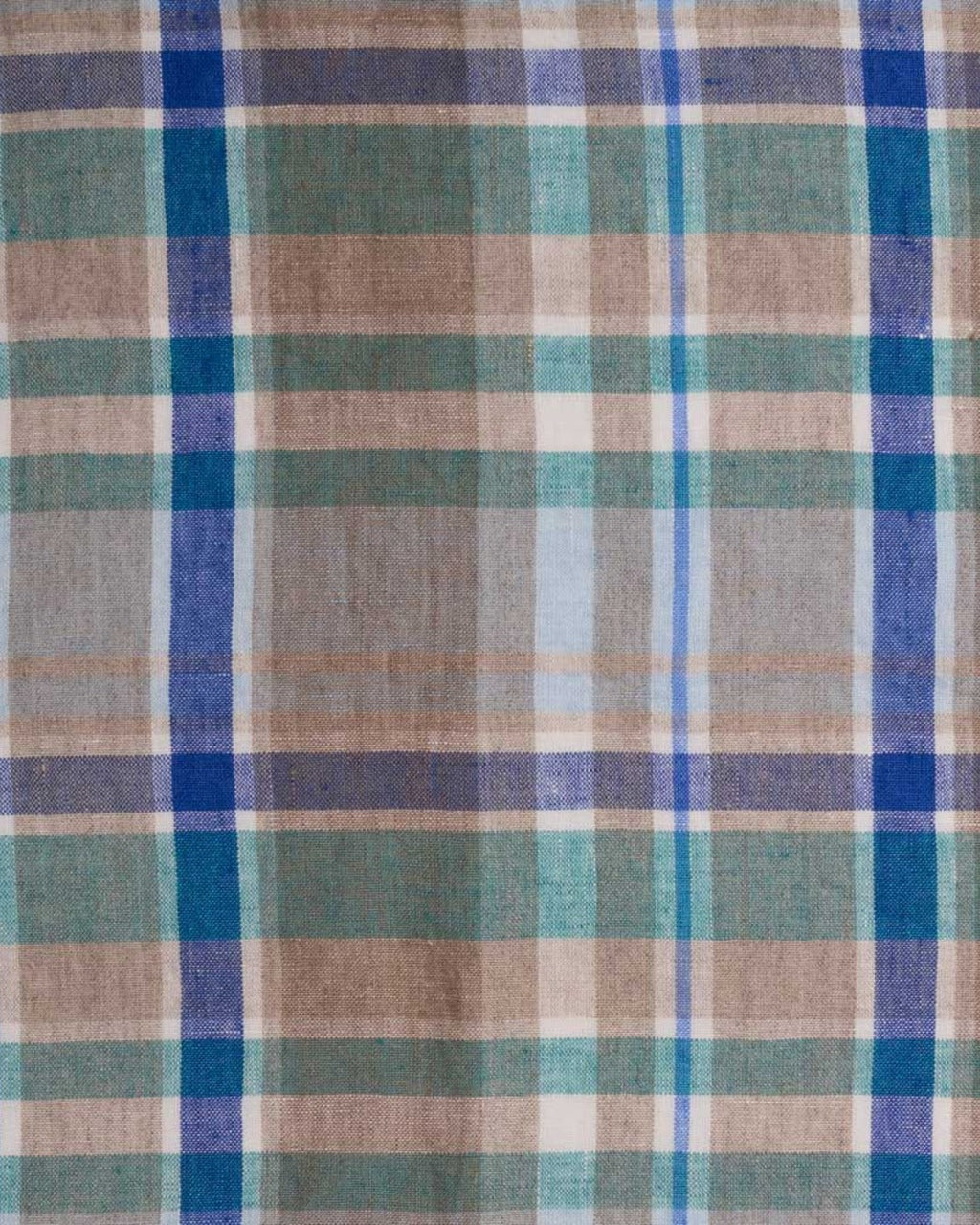 Merci - Washed linen Merci shopping bag - Library Checks