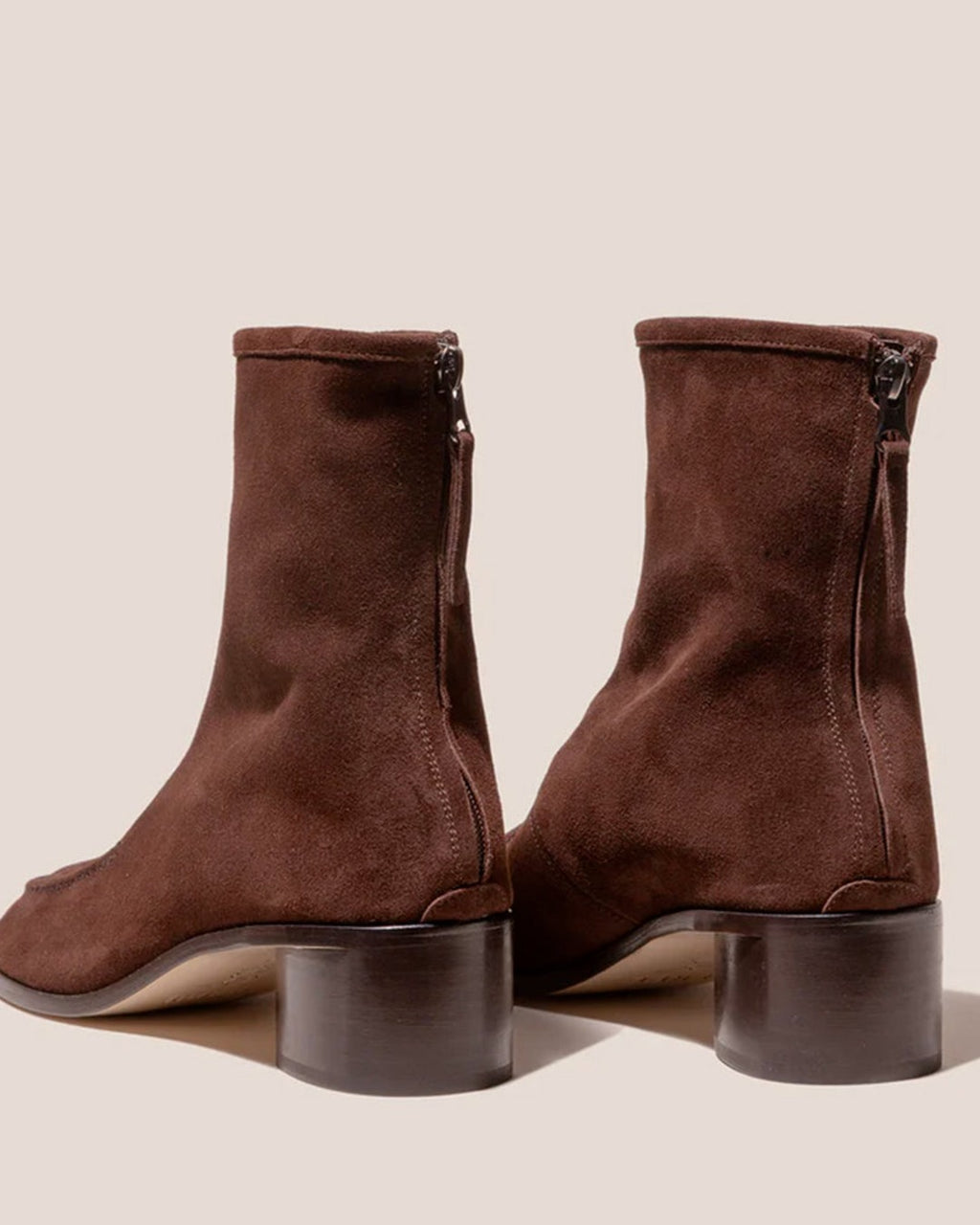 Hereu - Bottines Juliol En Daim - Marron Foncé